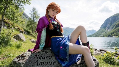 Cover for 'Fucked Redhead Anna — Then Her Long-Haired Blonde Friend Rapunzel Came Over (AI Video)'